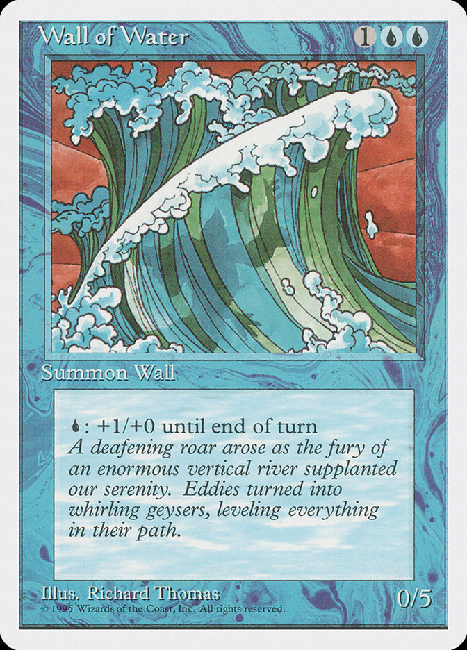 Wall of Water [Fourth Edition] | Chromatic Games