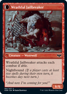 Weary Prisoner // Wrathful Jailbreaker [Innistrad: Crimson Vow] | Chromatic Games