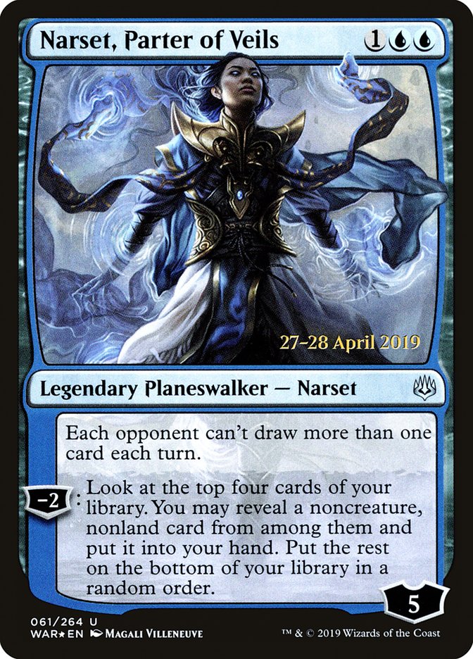 Narset, Parter of Veils [War of the Spark Prerelease Promos] | Chromatic Games