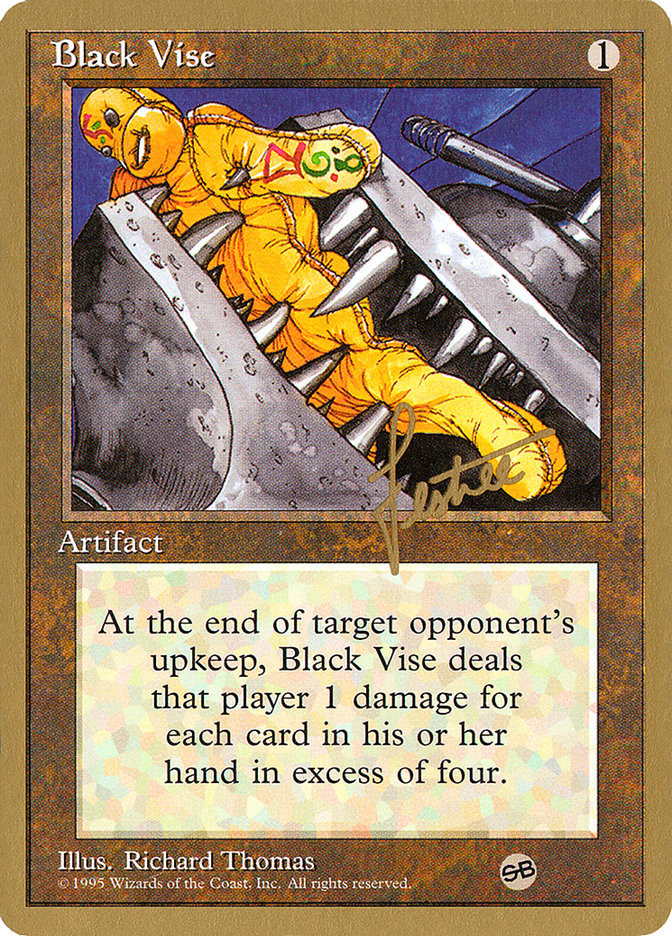 Black Vise (Bertrand Lestree) (SB) [Pro Tour Collector Set] | Chromatic Games