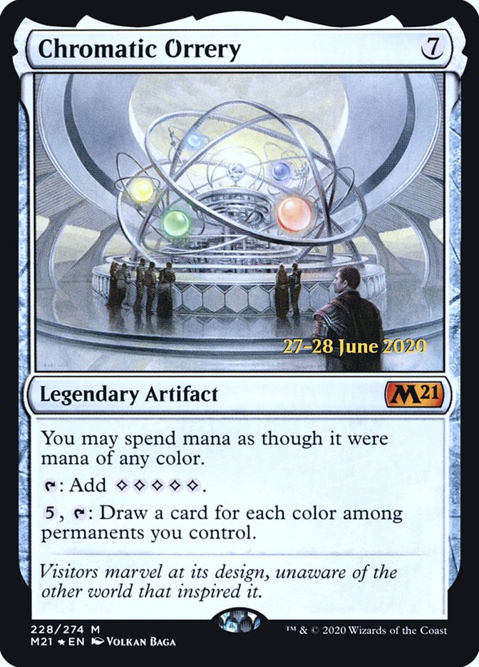 Chromatic Orrery [Core Set 2021 Prerelease Promos] | Chromatic Games