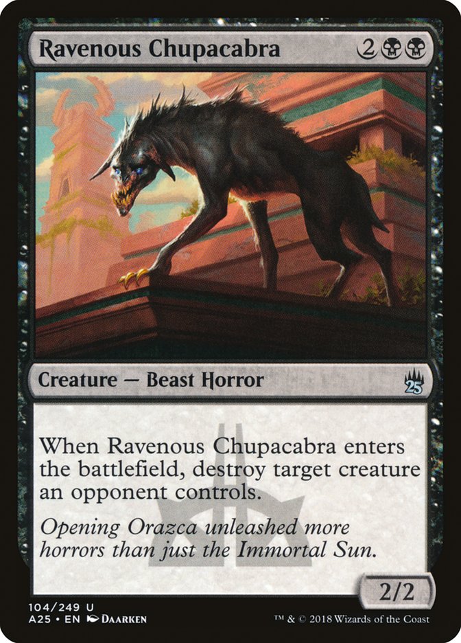 Ravenous Chupacabra [Masters 25] | Chromatic Games