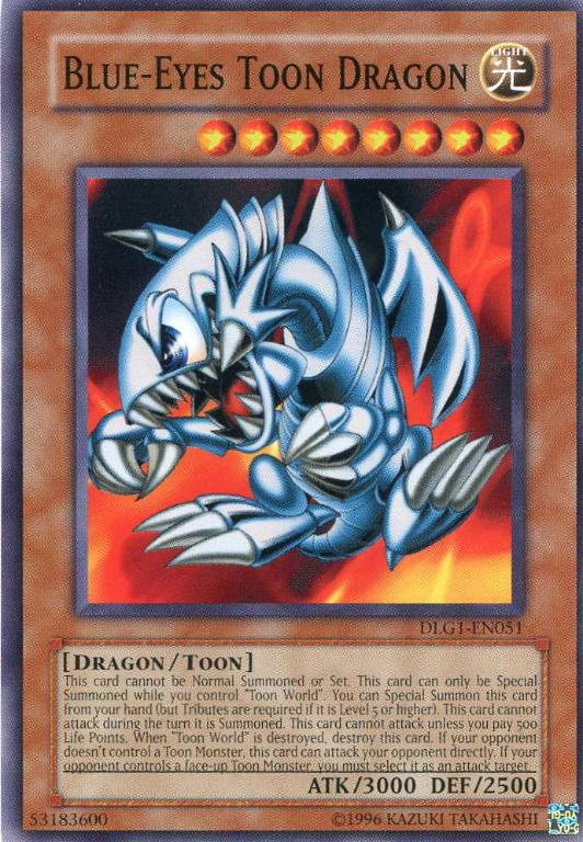 Blue-Eyes Toon Dragon [DLG1-EN051] Common | Chromatic Games