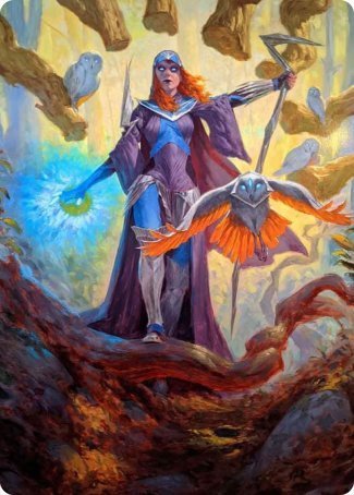 Kasmina, Enigma Sage Art Card [Strixhaven: School of Mages Art Series] | Chromatic Games