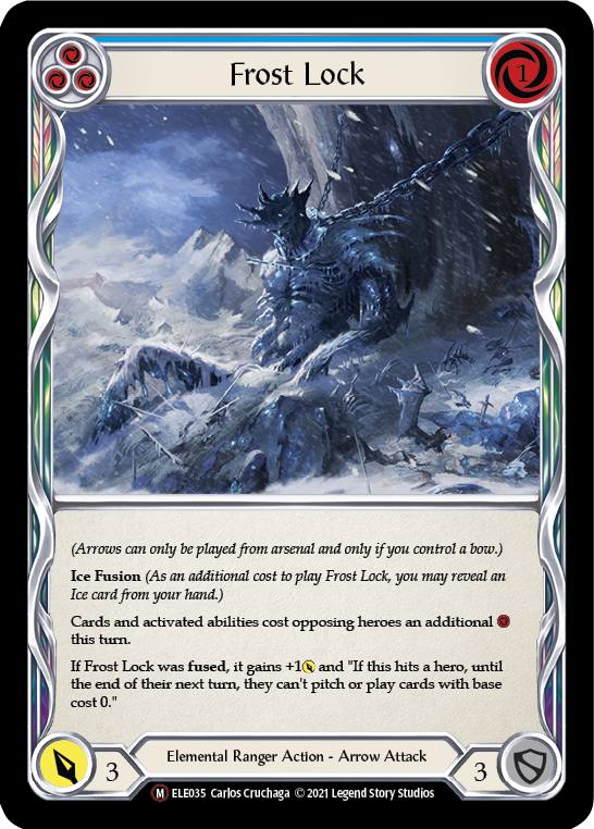 Frost Lock [U-ELE035] (Tales of Aria Unlimited)  Unlimited Rainbow Foil | Chromatic Games