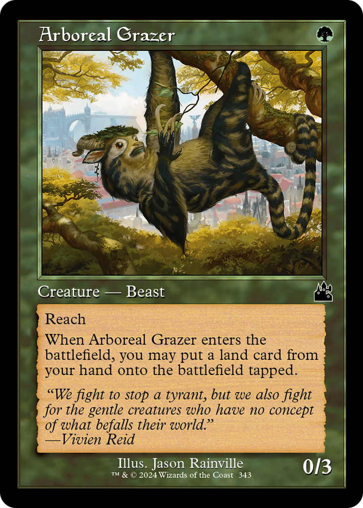 Arboreal Grazer (Retro Frame) [Ravnica Remastered] | Chromatic Games