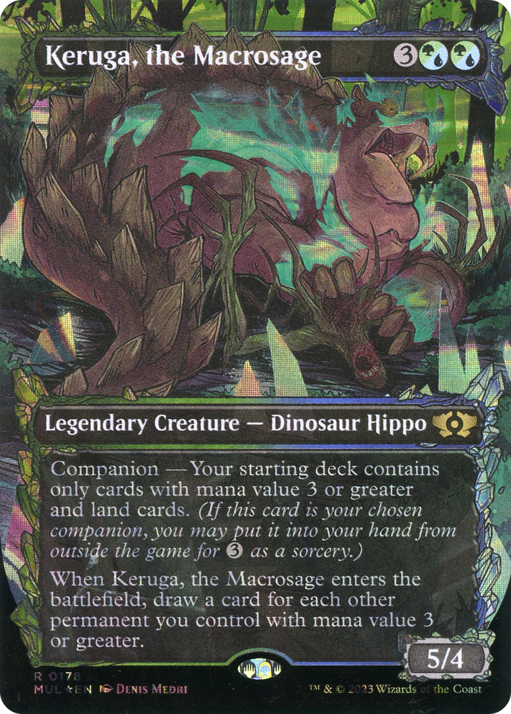 Keruga, the Macrosage (Halo Foil) [Multiverse Legends] | Chromatic Games