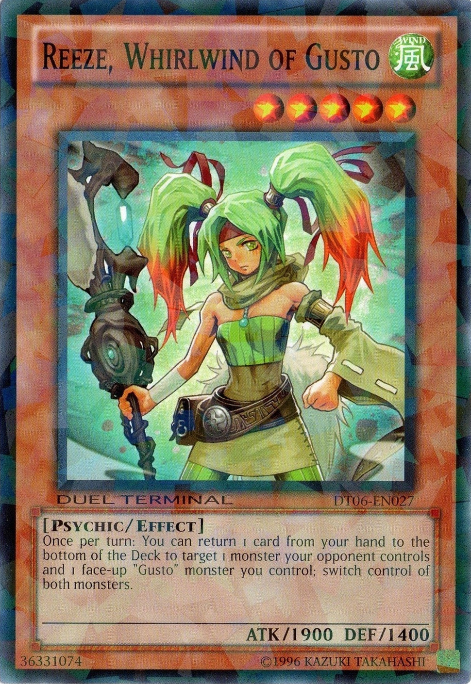 Reeze, Whirlwind of Gusto [DT06-EN027] Common | Chromatic Games