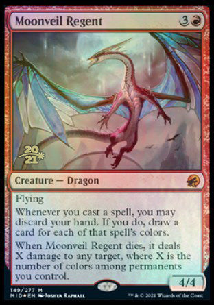 Moonveil Regent [Innistrad: Midnight Hunt Prerelease Promos] | Chromatic Games