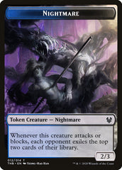 Satyr // Nightmare Double-Sided Token [Theros Beyond Death Tokens] | Chromatic Games