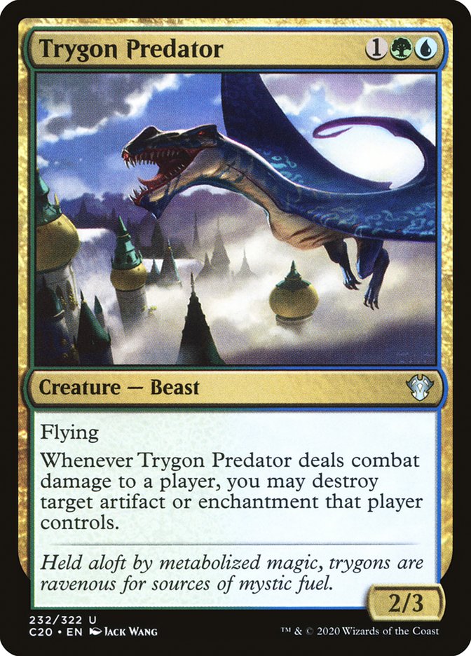 Trygon Predator [Commander 2020] | Chromatic Games