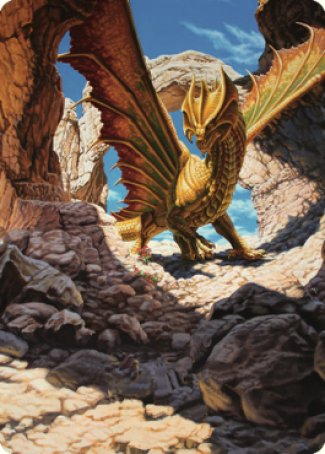 Ancient Brass Dragon Art Card (02) [Commander Legends: Battle for Baldur's Gate Art Series] | Chromatic Games