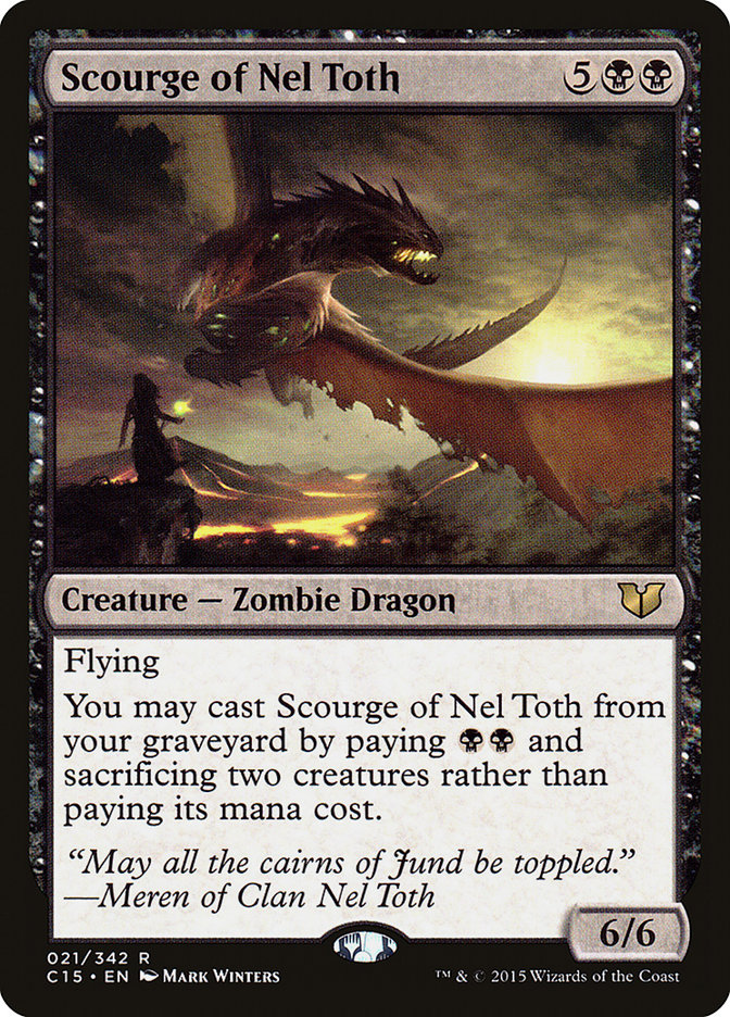 Scourge of Nel Toth [Commander 2015] | Chromatic Games