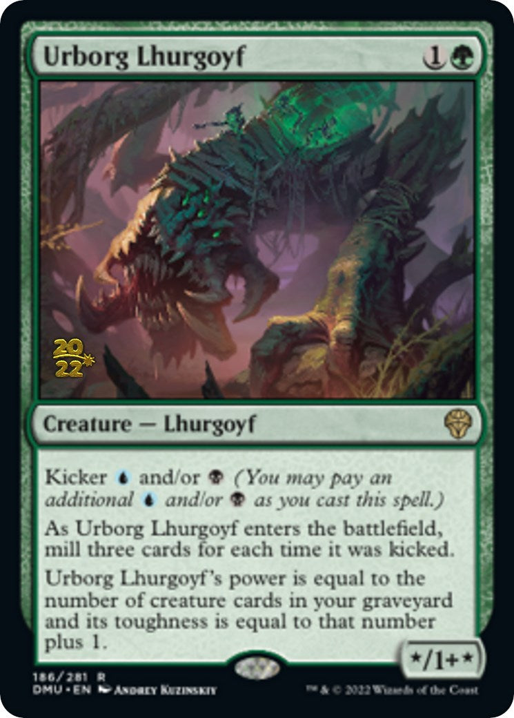 Urborg Lhurgoyf [Dominaria United Prerelease Promos] | Chromatic Games