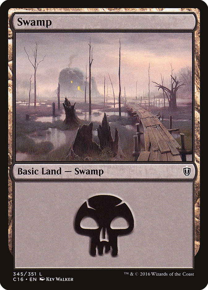 Swamp (345) [Commander 2016] | Chromatic Games