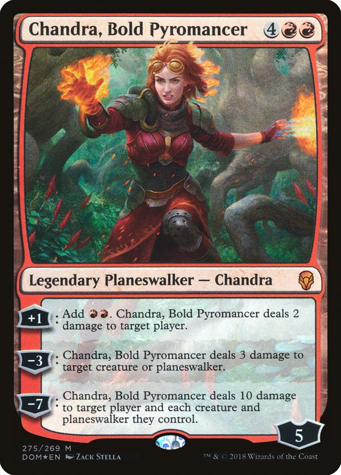 Chandra, Bold Pyromancer [Dominaria] | Chromatic Games