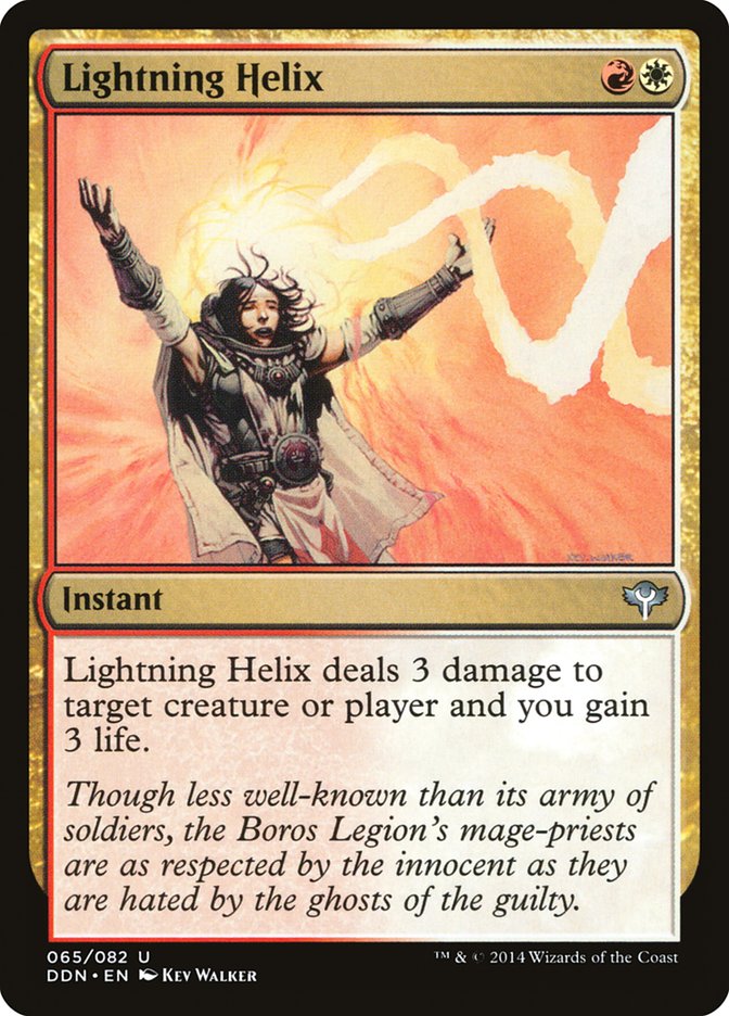 Lightning Helix [Duel Decks: Speed vs. Cunning] | Chromatic Games