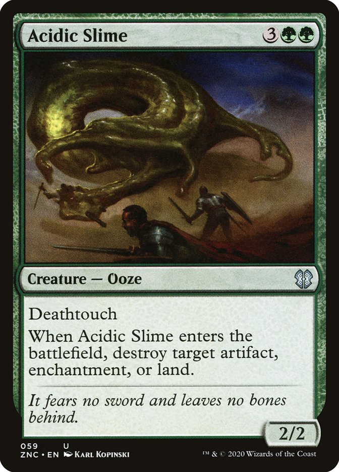 Acidic Slime [Zendikar Rising Commander] | Chromatic Games