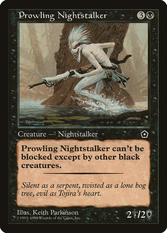 Prowling Nightstalker [Portal Second Age] | Chromatic Games