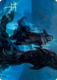 Cosima, God of the Voyage Art Card (Gold-Stamped Signature) [Kaldheim Art Series] | Chromatic Games