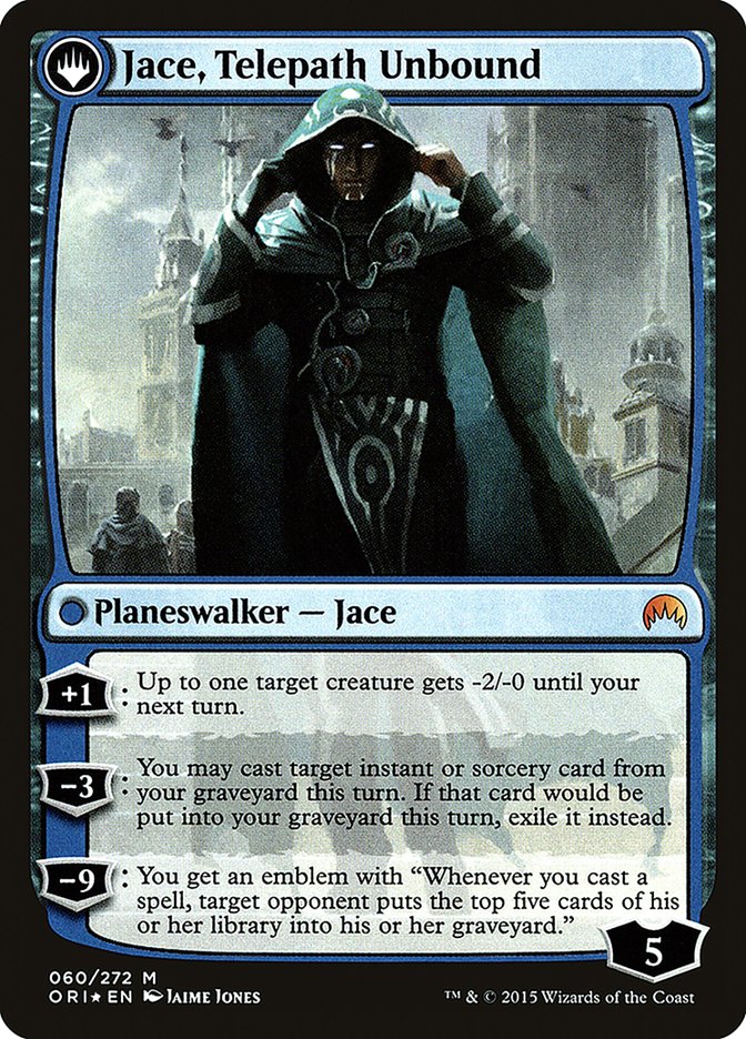 Jace, Vryn's Prodigy // Jace, Telepath Unbound [Magic Origins Prerelease Promos] | Chromatic Games