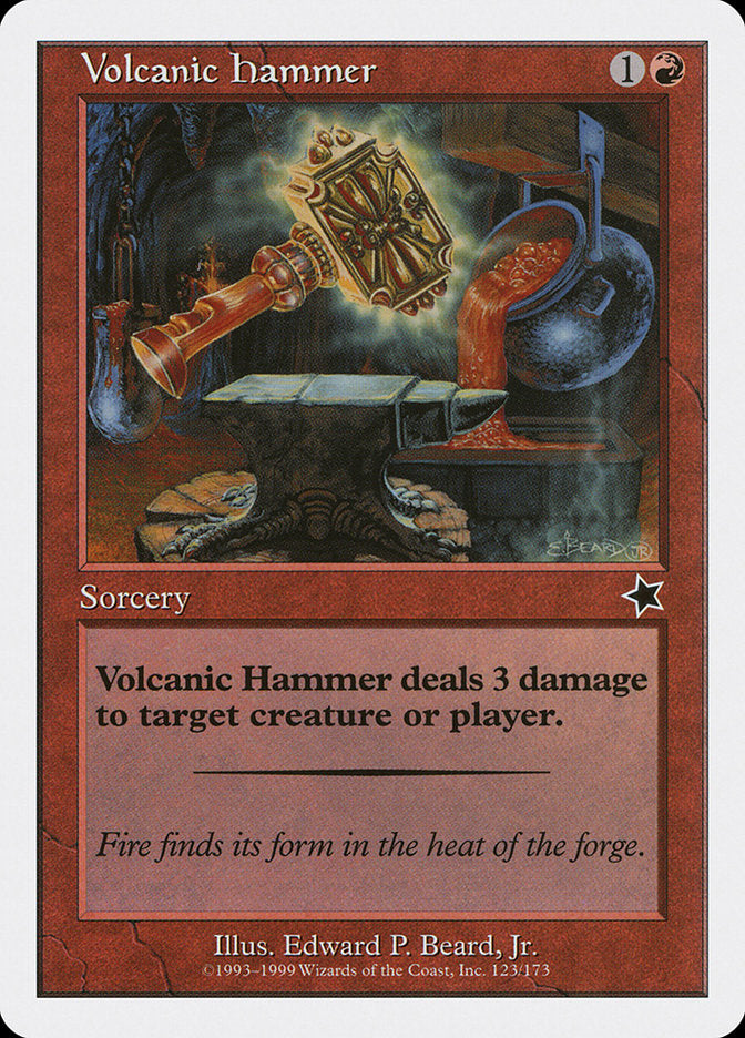 Volcanic Hammer [Starter 1999] | Chromatic Games