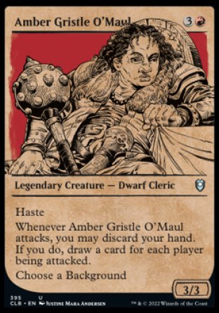 Amber Gristle O'Maul (Showcase) [Commander Legends: Battle for Baldur's Gate] | Chromatic Games