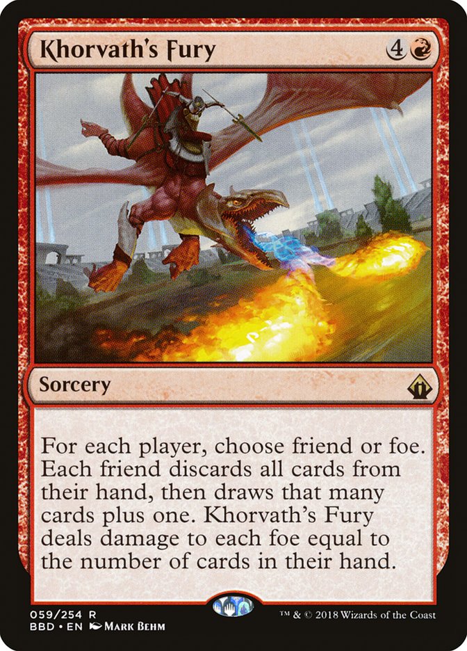 Khorvath's Fury [Battlebond] | Chromatic Games