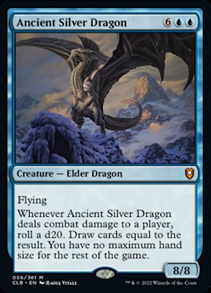 Ancient Silver Dragon [Commander Legends: Battle for Baldur's Gate] | Chromatic Games