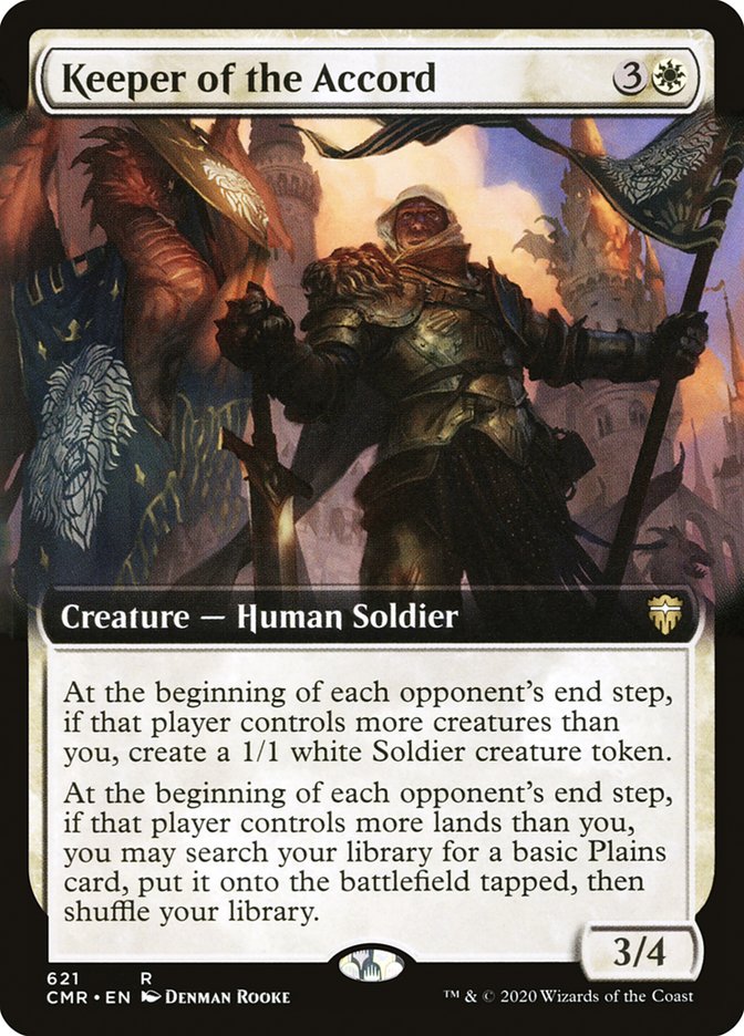 Keeper of the Accord (Extended Art) [Commander Legends] | Chromatic Games