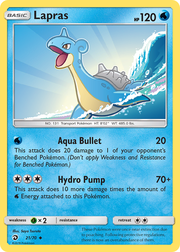 Lapras (21/70) [Sun & Moon: Dragon Majesty] | Chromatic Games