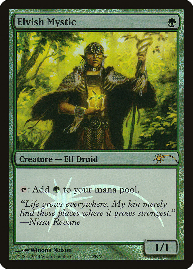 Elvish Mystic [Friday Night Magic 2014] | Chromatic Games