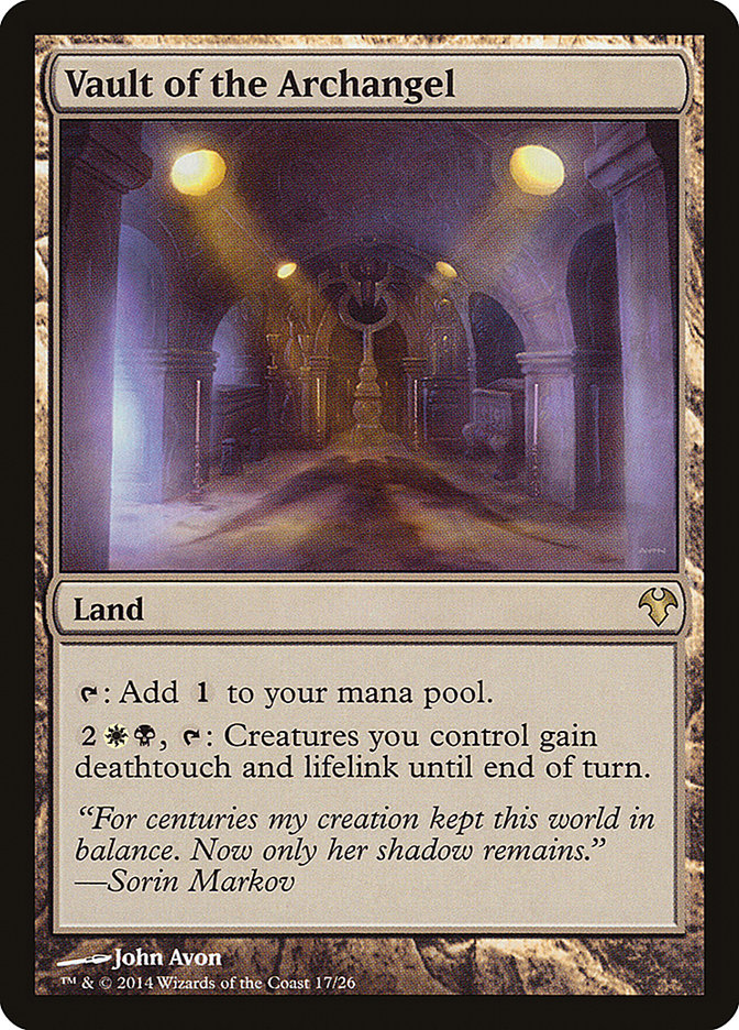 Vault of the Archangel [Modern Event Deck 2014] | Chromatic Games