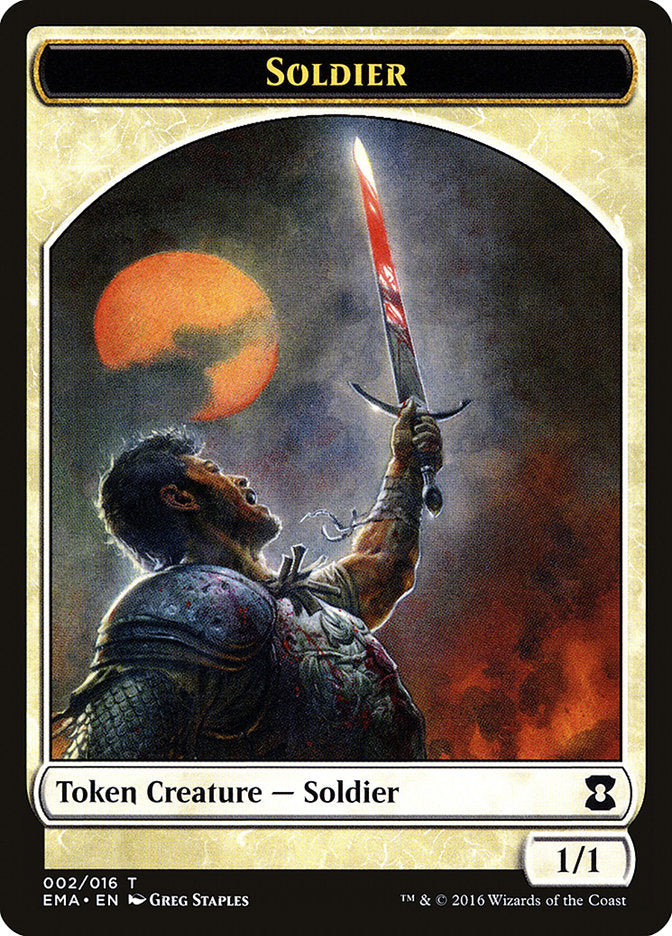 Soldier Token [Eternal Masters Tokens] | Chromatic Games