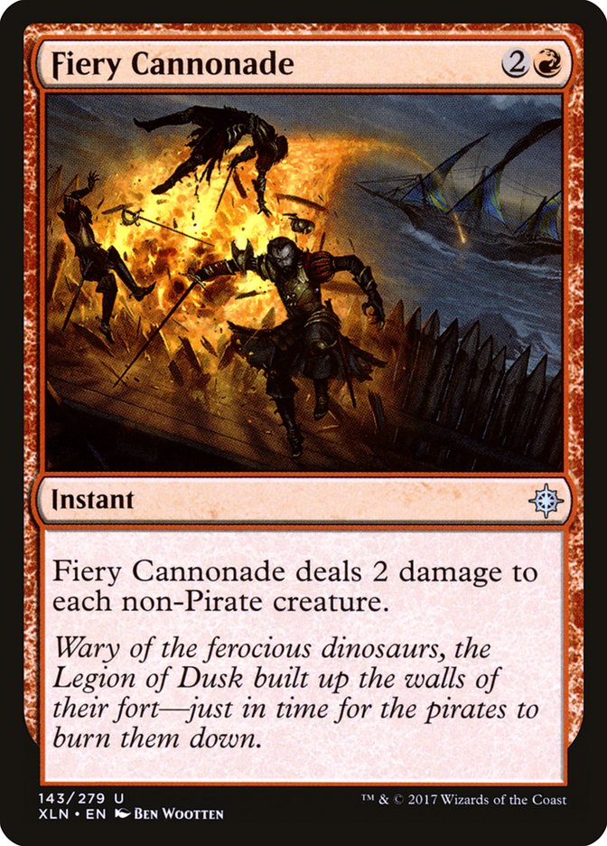 Fiery Cannonade [Ixalan] | Chromatic Games