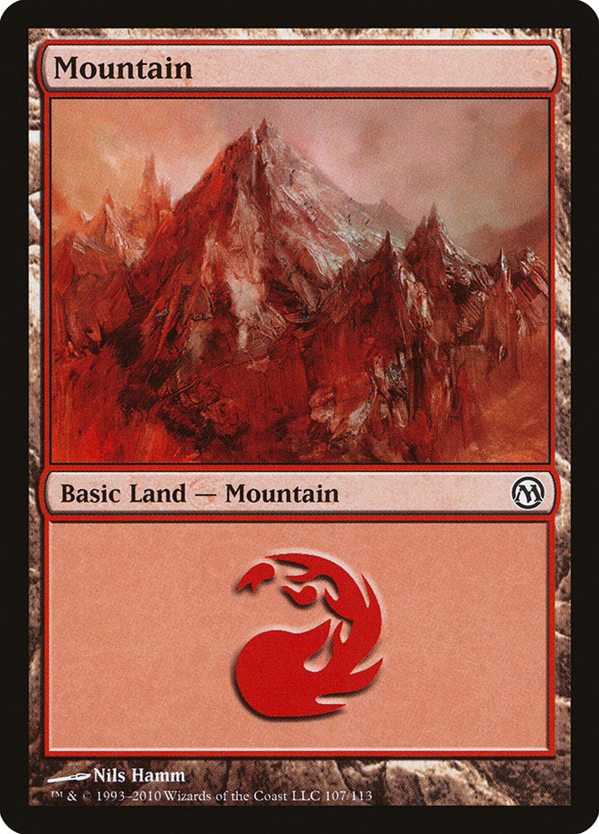 Mountain (107) [Duels of the Planeswalkers] | Chromatic Games