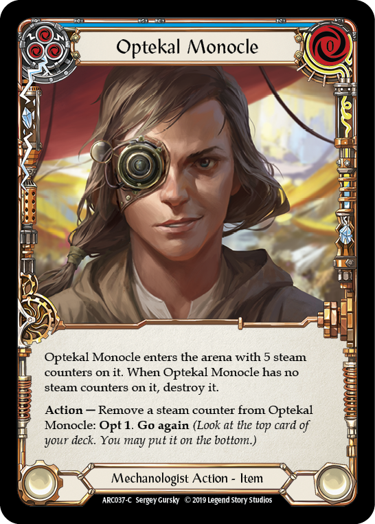 Optekal Monocle [ARC037-C] (Arcane Rising)  1st Edition Normal | Chromatic Games