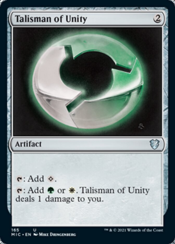 Talisman of Unity [Innistrad: Midnight Hunt Commander] | Chromatic Games