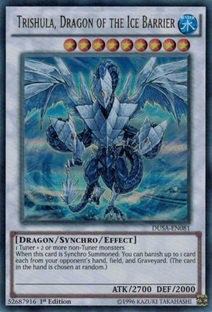 Trishula, Dragon of the Ice Barrier [DUSA-EN081] Ultra Rare | Chromatic Games