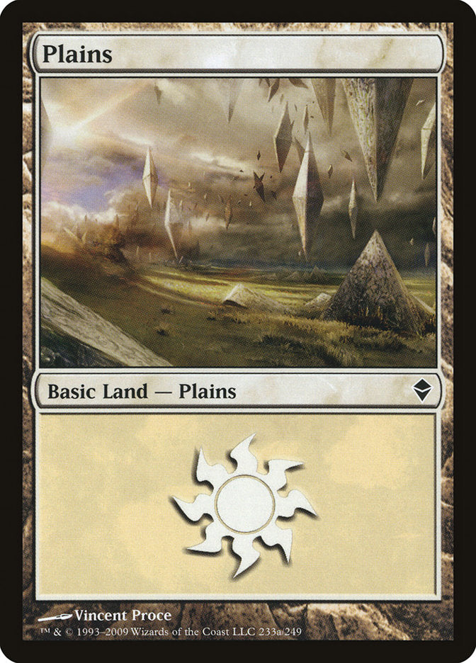 Plains (233a) [Zendikar] | Chromatic Games