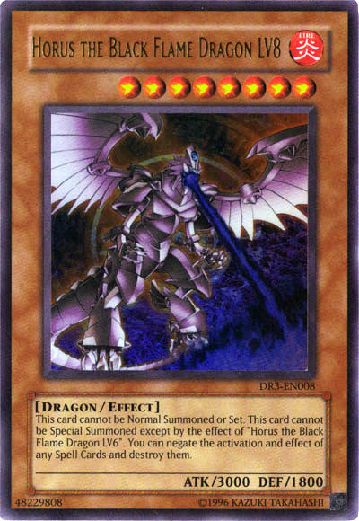 Horus the Black Flame Dragon LV8 [DR3-EN008] Ultra Rare | Chromatic Games