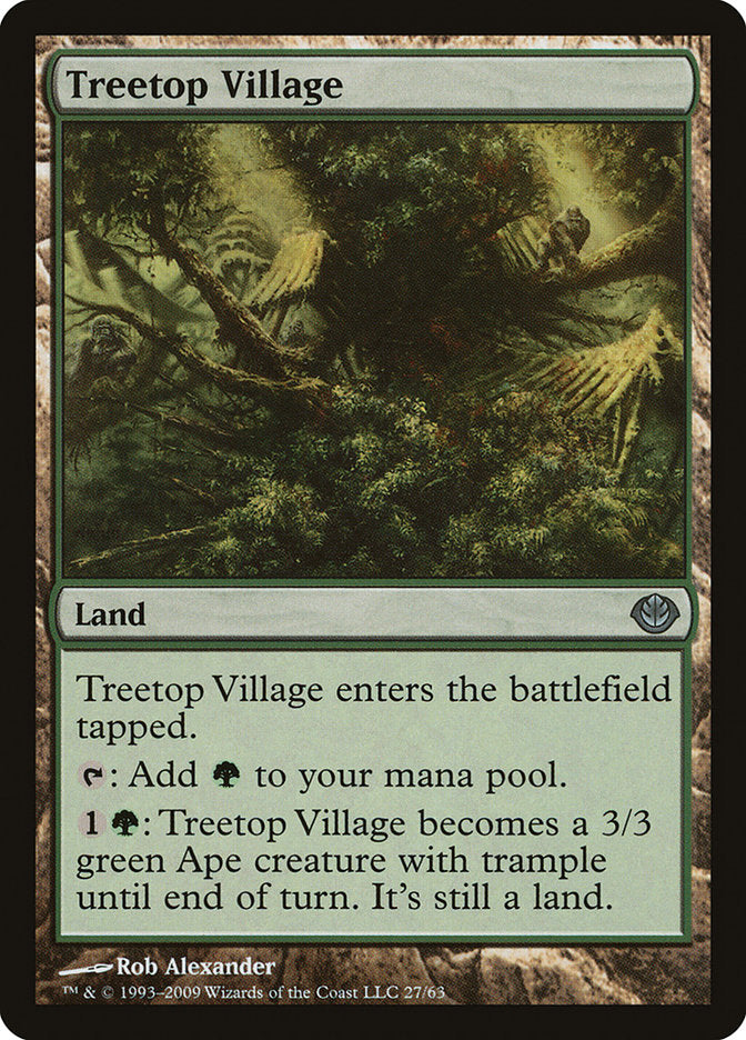 Treetop Village [Duel Decks: Garruk vs. Liliana] | Chromatic Games