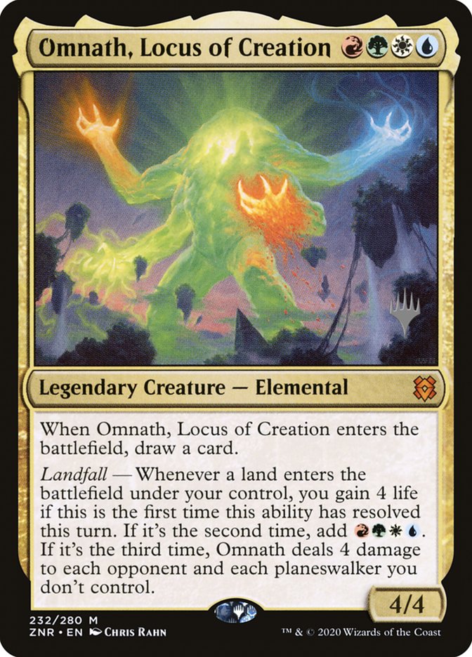 Omnath, Locus of Creation (Promo Pack) [Zendikar Rising Promos] | Chromatic Games