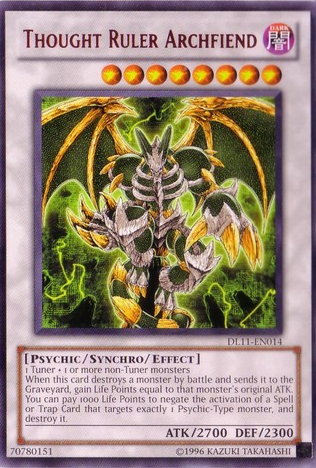 Thought Ruler Archfiend (Red) [DL11-EN014] Rare | Chromatic Games