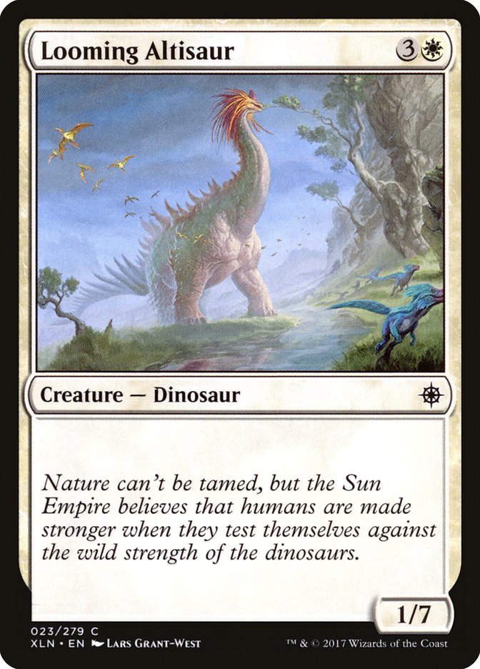 Looming Altisaur [Ixalan] | Chromatic Games