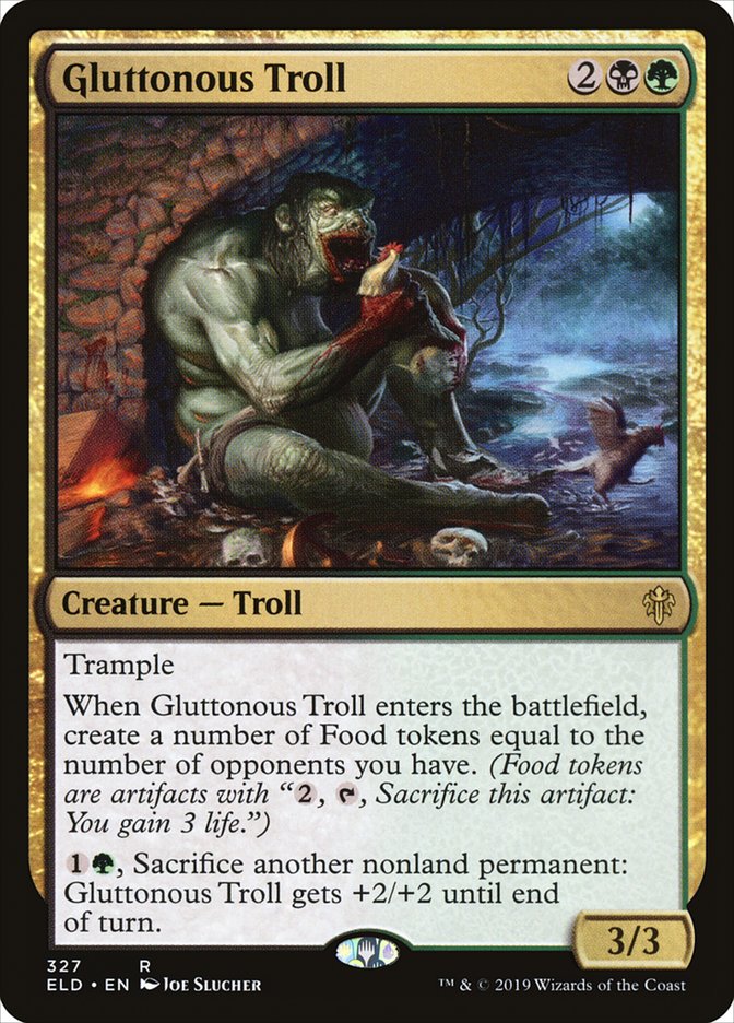 Gluttonous Troll [Throne of Eldraine] | Chromatic Games