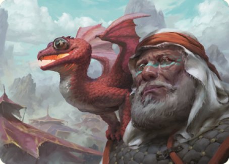 Dragon Whelp Art Card [Dominaria United Art Series] | Chromatic Games