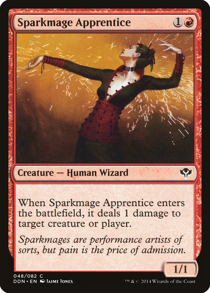 Sparkmage Apprentice [Duel Decks: Speed vs. Cunning] | Chromatic Games