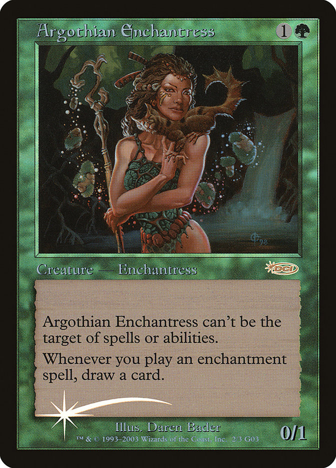 Argothian Enchantress [Judge Gift Cards 2003] | Chromatic Games