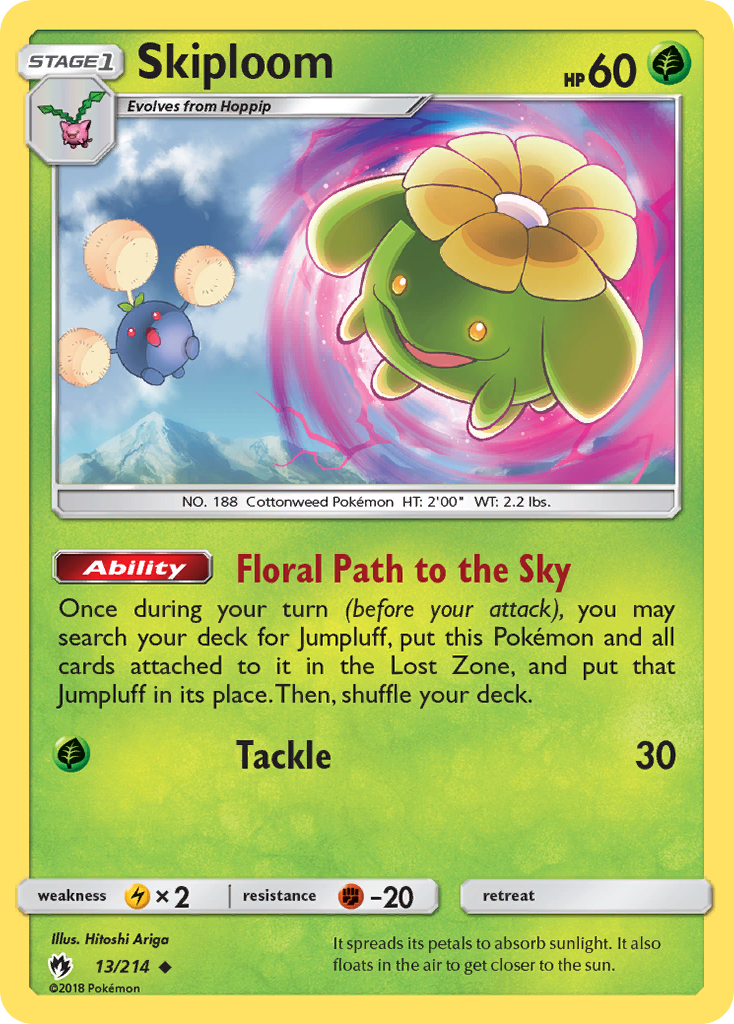 Skiploom (13/214) [Sun & Moon: Lost Thunder] | Chromatic Games